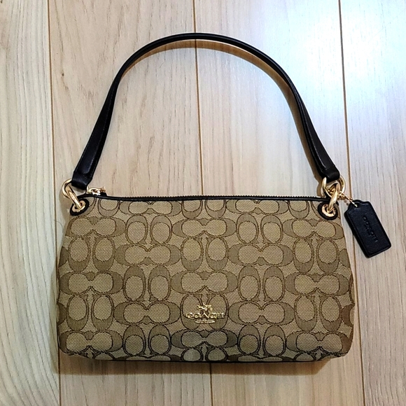 Coach signature Charley crossbody satchel handbag